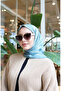 وشاح قطني منقوش 70337-15 أخضر كاجلا - 3