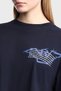 Logo 100% Cotton Cropped Fit Crew Neck t Shirt t Shirt Ew004388 Af12597 U - 4