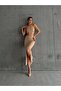Crop Skirt Set Beige - Beige - 3