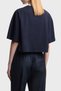 Logo 100% Cotton Cropped Fit Crew Neck t Shirt t Shirt Ew004388 Af12597 U - 3