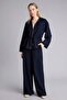 Straight Fit Wide Leg Linen Blend Trousers H0117Ax26Sp - 3