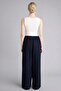 Straight Fit Wide Leg Linen Blend Trousers H0117Ax26Sp - 7