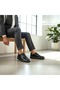 Men's Leather Casual Shoes 26907 - Black - 44 - 4