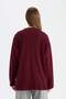 Relax Fit V-Neck Buttoned Knitwear Cardigan E6134Ax25Au - 6