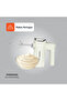 Spill-Proof Dual Mode Mixer - 6-Speed, 300W, White/Silver - 5