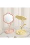 Desk Makeup MirrorRotatingDetachableSunflower PatternRing Holder - 5
