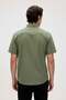 Plant Pale Green Short Sleeve Men's Shirt - 3