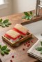 Handmade Natural Pumpkin Fiber Glycerin Pomegranate and Rose Soap Set of Two 200 Gr - 3