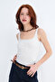 Thick Strap Basic Tank Top A13404-J5 - 5