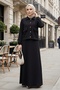 Elmina Jacket Dress Scuba Double Suit 1673 - Black - 4
