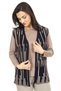 Women's Middle-Aged and Above Knitwear Knitted Buttonless Pocket Comfortable Fit Piano Model Mother Knitwear Knit Vest 398 - 3