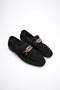Women's Black Buckle Detailed Shoes Tr27Ms02A - 8