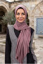 Practical Combed Cotton Shawl – Dusty Rose Color, Ready to Wear with Sponge on the Front, Suitable for All Seasons, Daily Use |   Shal Paradise - 3
