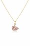 Swan Model Stone Detailed Minimal Zircon Stone Chain Stainless Steel Necklace - 5