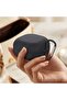 حافظة CaseOnn Galaxy Buds 4 Pro مع حزام تثبيت من السيليكون غير اللامع باللون الأسود