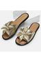 Large Size Women's Genuine De Leather Erli̇k 41-42-43-44-Gold - 8