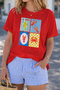 Sea Theme Graphic Printed Unisex Oversized T-Shirt - Fish and Seafood Patterned Casual Tee Shirt