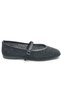 Feles Belted Stone Detailed Women's Ballerina Shoes Black - 2