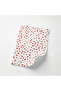 Red Heart Printed White Pelur Paper (32X45 cm) - 100 Pieces Premium Quality (40 Gr)