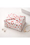 Red Heart Printed White Pelur Paper (32X45 cm) - 100 Pieces Premium Quality (40 Gr) - 4
