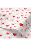 Red Heart Printed White Pelur Paper (32X45 cm) - 100 Pieces Premium Quality (40 Gr) - 2