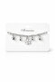 Women's Silver Color Dangling Daisy and Star Bracelet - Adjustable Chain - 2