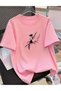 Sakura Flower Women's Printed Unisex Women'S/Men's Oversize Crewneck T-Shirt