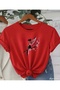 Sakura Flower Women's Printed Unisex Women'S/Men's Oversize Crewneck T-Shirt