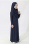 Girl's Prayer Jersey Hijab Dress One Piece Full Length - 4