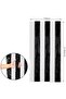 Luxury Black and White Fan (Super Set) with Backboard Concept Birthday Party Set Decoration - 3