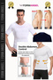 # Men's Corset Upright Posture Body Waist Chest Shaping / Sculpting Belly Tightening Short Sleeve Corset Undershirt - 4 Pieces - 4