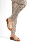 Artı&Jel-5003 Orthopedic Jel Heel Spur Function Women's Crtlı Bej Slipper - 4