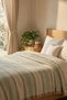 4 Layer Muslin Double Bedspread 220X230 cm 100% Cotton Striped Sofa Cover Tv Blanket - 6