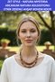 Zet Style Natura Mysteria – Natural Ethnic Patterned Wooden Bohemian Necklace |   Arcanum Natura Collection - 5