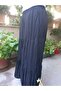 Elastic Waist 3-Layer Ruffled Viscose Fabric Skirt, Mevlana Long Cotton Skirt - 3