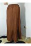 Elastic Waist 3-Layer Ruffled Viscose Fabric Skirt, Mevlana Long Cotton Skirt - 7
