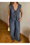Pants Blouse Linen Double Set - 4