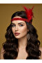 Gatsby Crown with Feather Details and Stone Design, Stone Crown, Party Crown - 2
