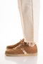 Women's Genuine Leather Casual Sports Shoes 2083 Camel Suede - 4