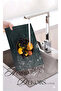 Glass Cutting Board, Chopping Board, Serving Tray, Presentation Tray Marble Patterned Fruits Dowry Gift 35X25 cm - 2