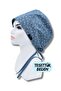 Hijab Size 3-Piece Magnificent Pack Blue Nazlı Brown Nazlı Flowers Indigo Crispy Surgical Cap - 2