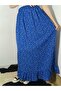 Viscose Fabric Skirt with Elastic Waist and Single Layer Ruffles at the Bottom, 100% Cotton, Size 36-44 - 3