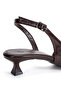 Women's Open Back Casual Low Heel Shoes Brown - 4