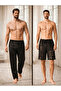 Men's Kimono Set – 3-Piece Lace Set (Bathrobe + Trousers + Shorts) - 7
