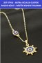 Zet Style – “Astra Oculus Custos" Evil Eye Necklace with Star Eye Figure and Blue Stone – Mystical Bohemian Design