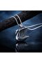 Stainless Steel Minimal Design Swan Necklace - 3
