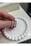 Zircon Stone Silver Color Hoop Earrings |   Suyolu Model Steel Women's Earrings |   Stylish & Daily Use - 4