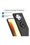 Tecno Spark 20 Pro Plus Compatible Case with Ring Stand Extra Protection Hard Silicone Cover - Black - 4