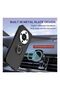 Honor Magic 8 Lite Compatible Case with Ring Stand Extra Impact Protection Hard Silicone Cover - Navy Blue - 3