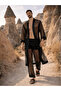 Men's Kimono Set - 3-Piece Mesh Set (Bathrobe + Pants + Shorts) - 5